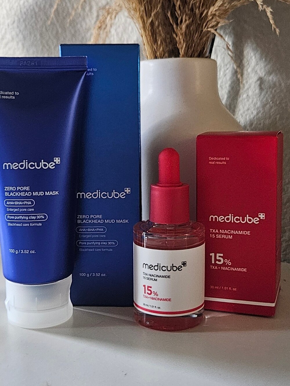 Medicube Zero Pore Blackhead Mud Mask & TXA Naicinamide 15% Serum